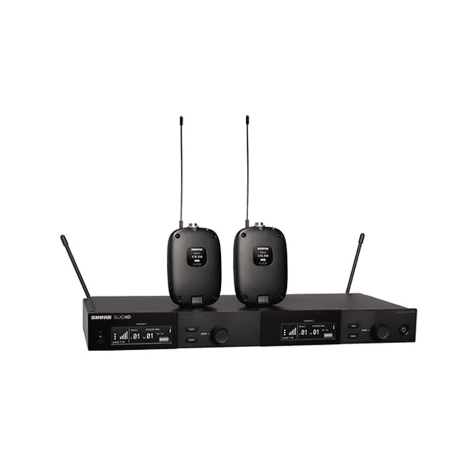 Kit 2 Micros cravate sans fil Shure SLXD