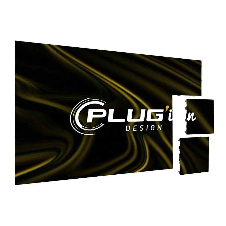 Ecran geant LED exterieur de 500x300cm haute luminosite et etanche IP65 sur un festival en plein air par PLUG In Event